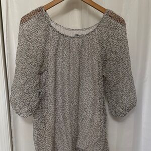 Elana Baldi Silk Top - size Large - Italian